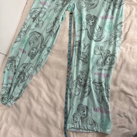 Disney Princess Little Mermaid Pajama Bottoms Size X Large - Picture 8 of 9
